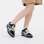 Vans Old Skool Classic Casual Skateboarding Shoes Black Unisex 'Black White' VN0A3WKTBLK