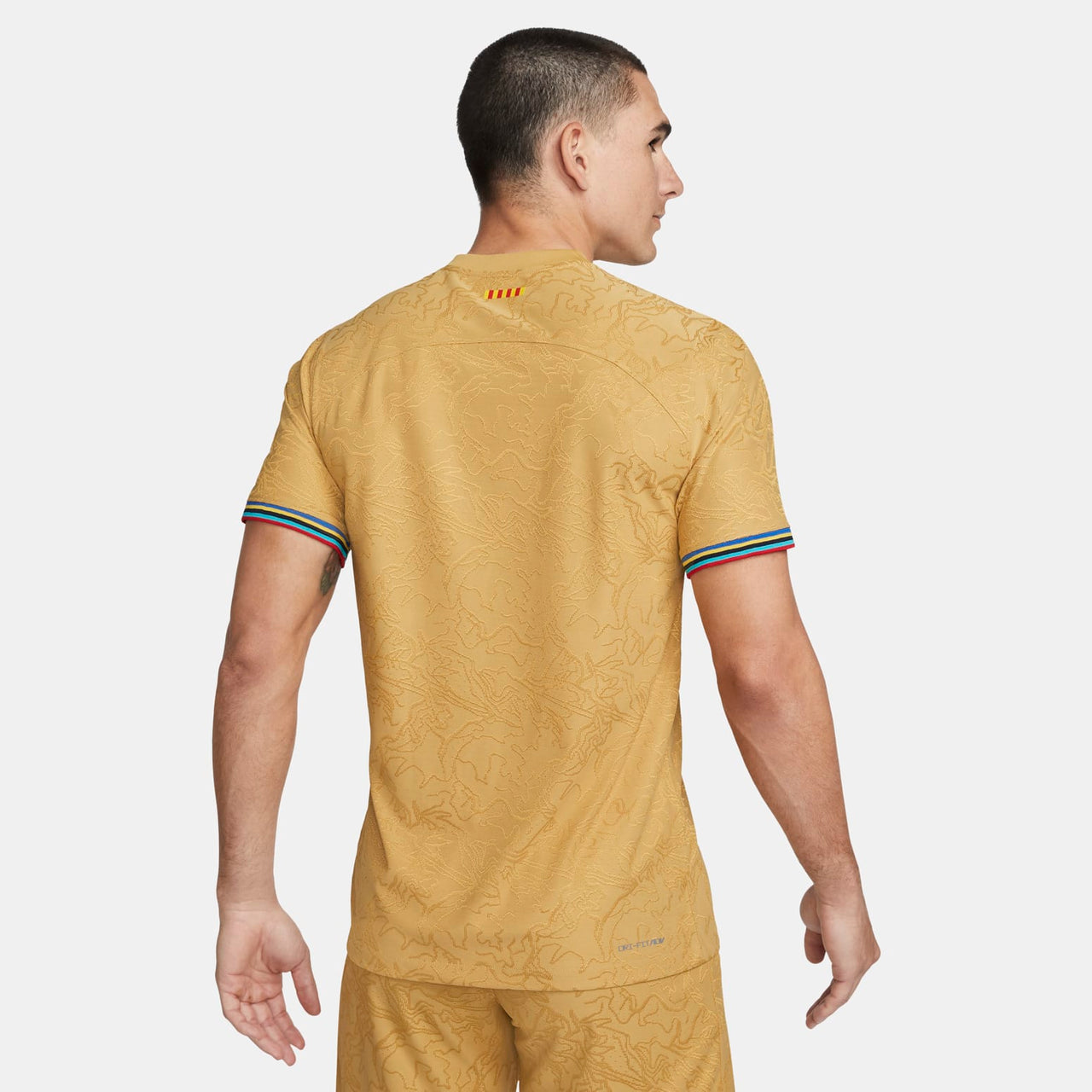 Nike FC Barcelona 22/23 Dri-Fit ADV Match Away Jersey 'Gold' DJ7642-715