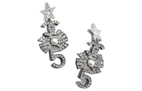 CHANEL Earrings Women's Silver