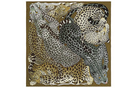 HERMES Silk Scarves Unisex Brown