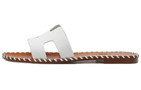HERMES Oran Quick Dry Slide Slippers Women's White