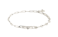 HERMES 925 Sterling Silver Bracelets Unisex Silver