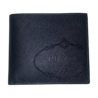 PRADA Leather Wallet Men's Black