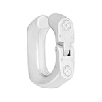 LOUIS VUITTON Brass Hardware Accessories Earrings Men's Silver