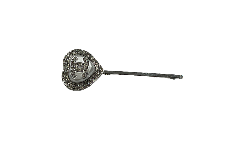 CHANEL Hair Clips Women's Silver