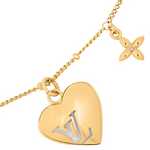 LOUIS VUITTON Blooming Heart Necklace