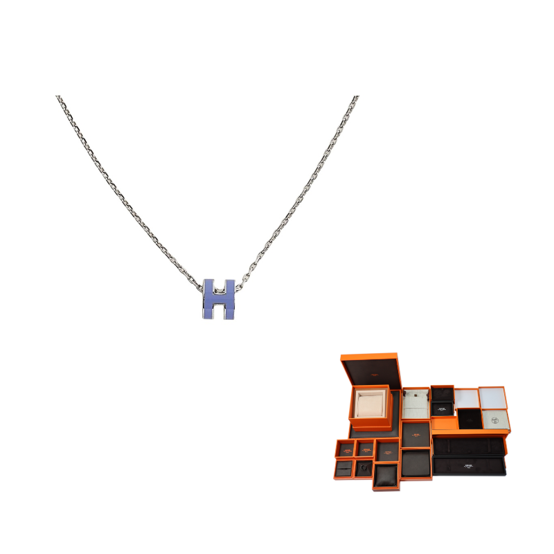 HERMES POP H Collection Metal Necklaces Women's