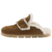 PRADA Closed Toe Slippers Women's Brown