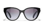 CHANEL Sunglasses Unisex Black