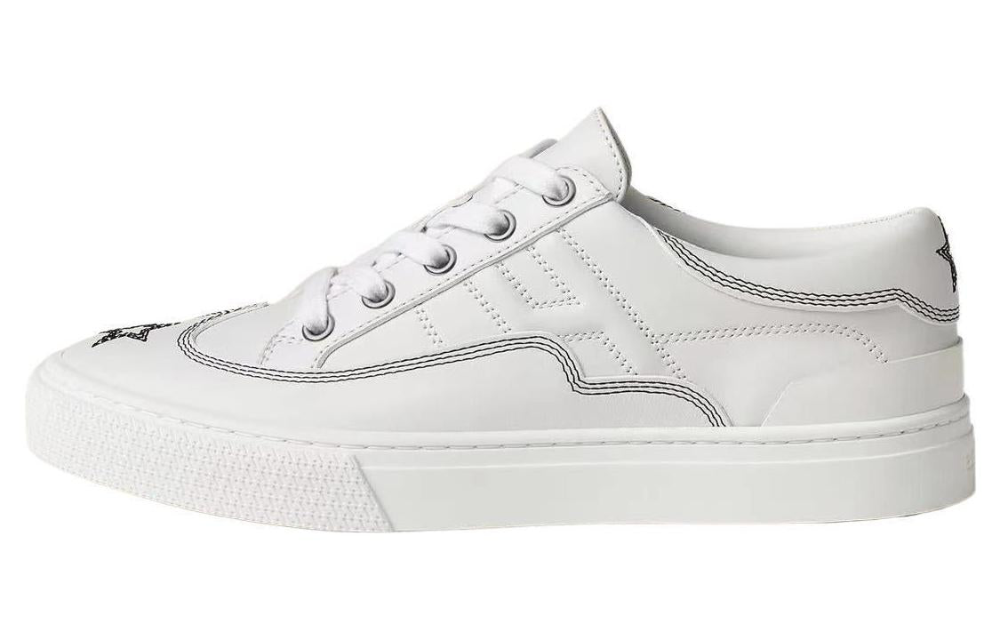HERMES Low-Top Skateboard Shoes Women's White