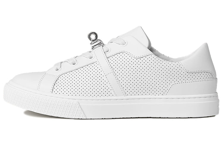 HERMES Skateboard Shoes Women's Low-Top White