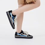 Vans Old Skool Classic Casual Skateboarding Shoes Black Unisex 'Black White' VN0A3WKTBLK