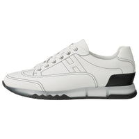 HERMES Trail Low-Top Casual Shoes Men's White