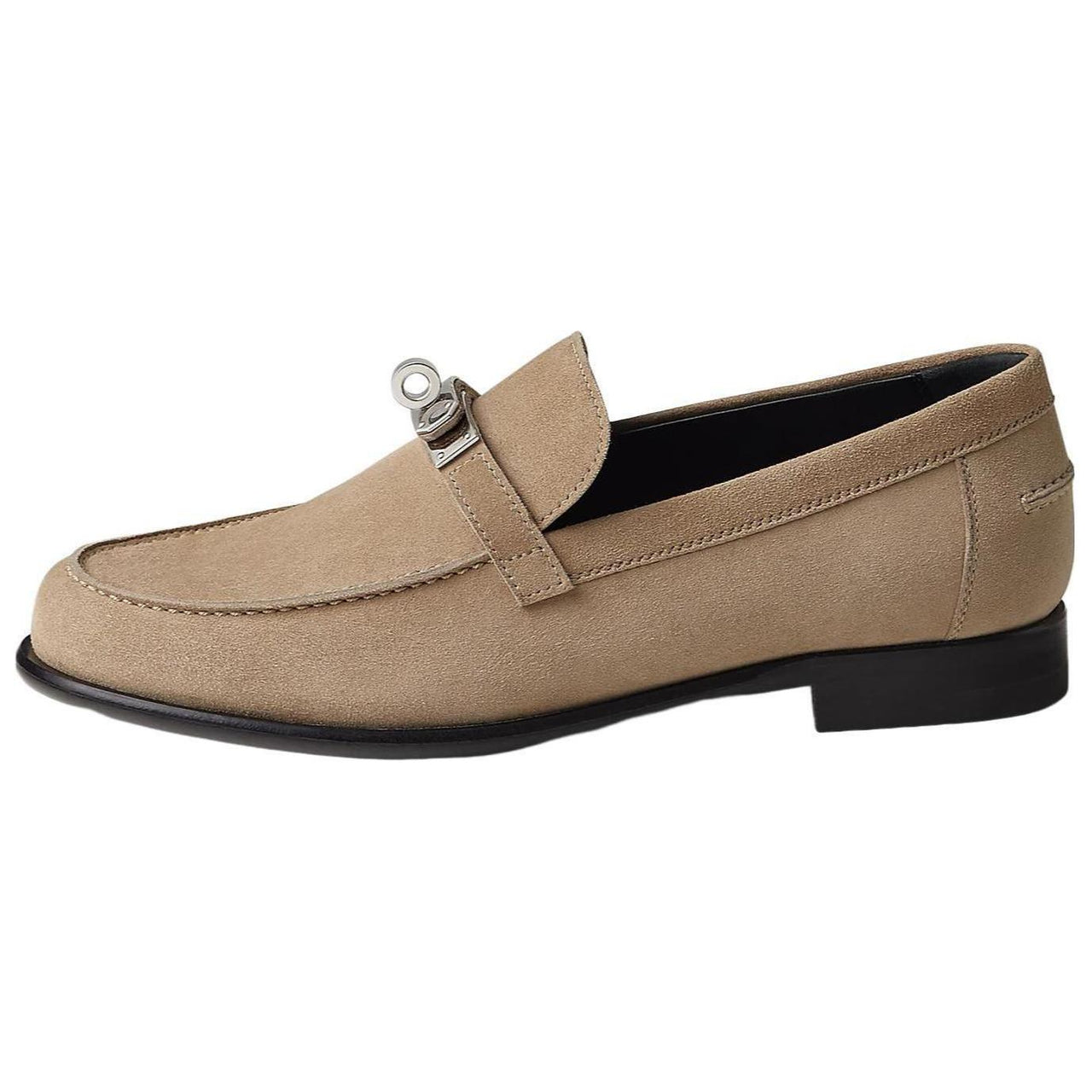 HERMES Destin Loafers Women's Brown