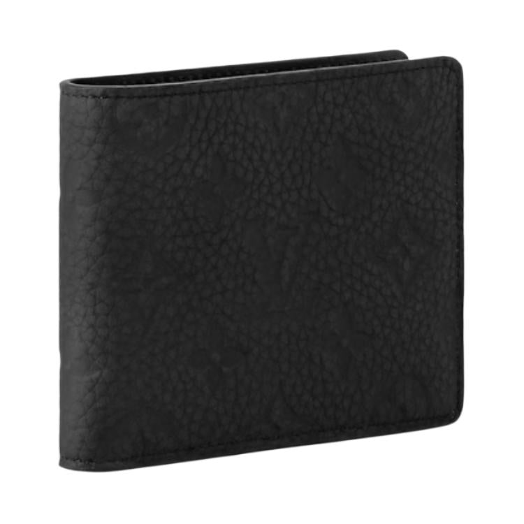 LOUIS VUITTON Wallet Multiple Taurillon Black