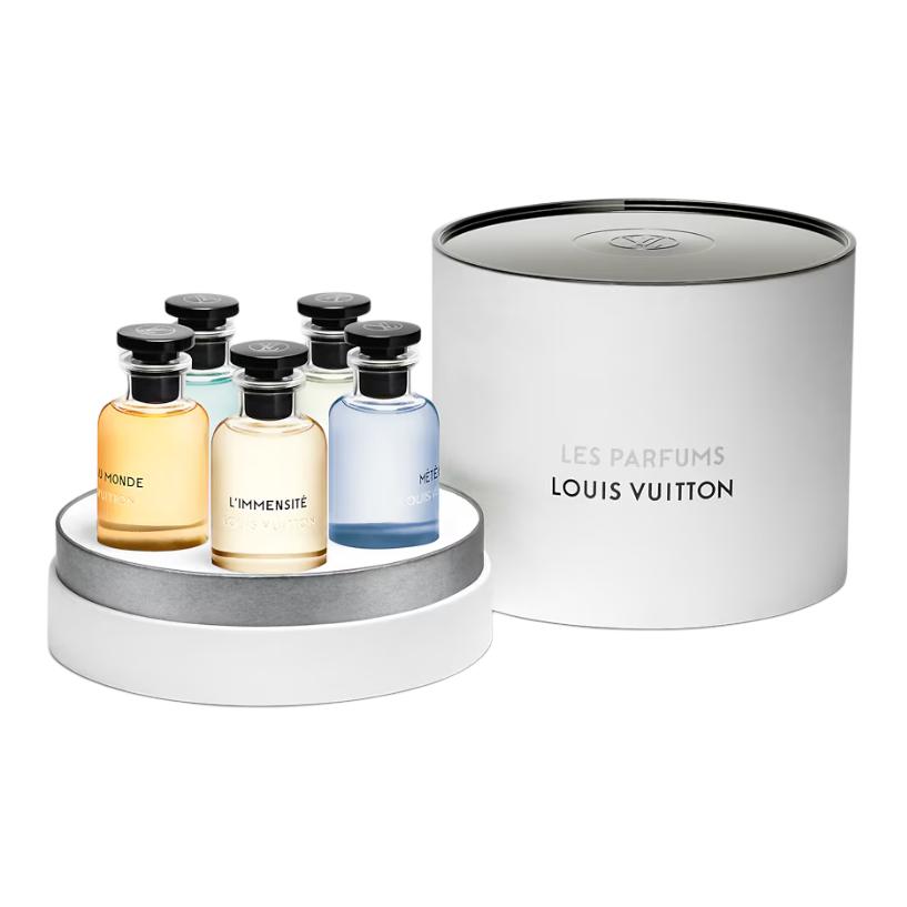 LOUIS VUITTON Orage Box Mini Perfume Sample Set Eau De Parfum Amber Lemon Five Piece Set