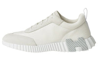 HERMES Bouncing Low Top Sports Casual Shoes Men's Beige Gray