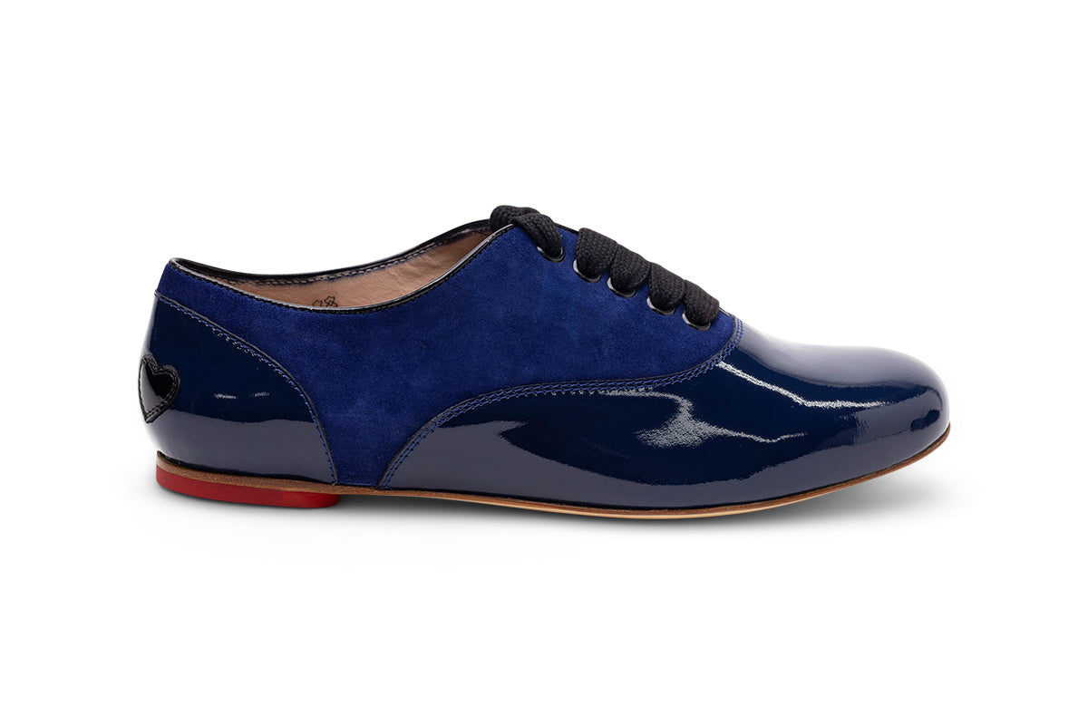 Hogan Patent Heart Detail Oxford Shoes