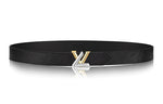 LOUIS VUITTON Twist Leather Belts Women's