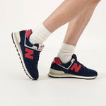 New Balance 574 'Dark Blue Red Gray' ML574PN2