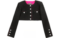 CHANEL Cropped Coats Women's Black