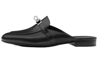 HERMES Kelly Oz Women's Casual Shoes Women's Black