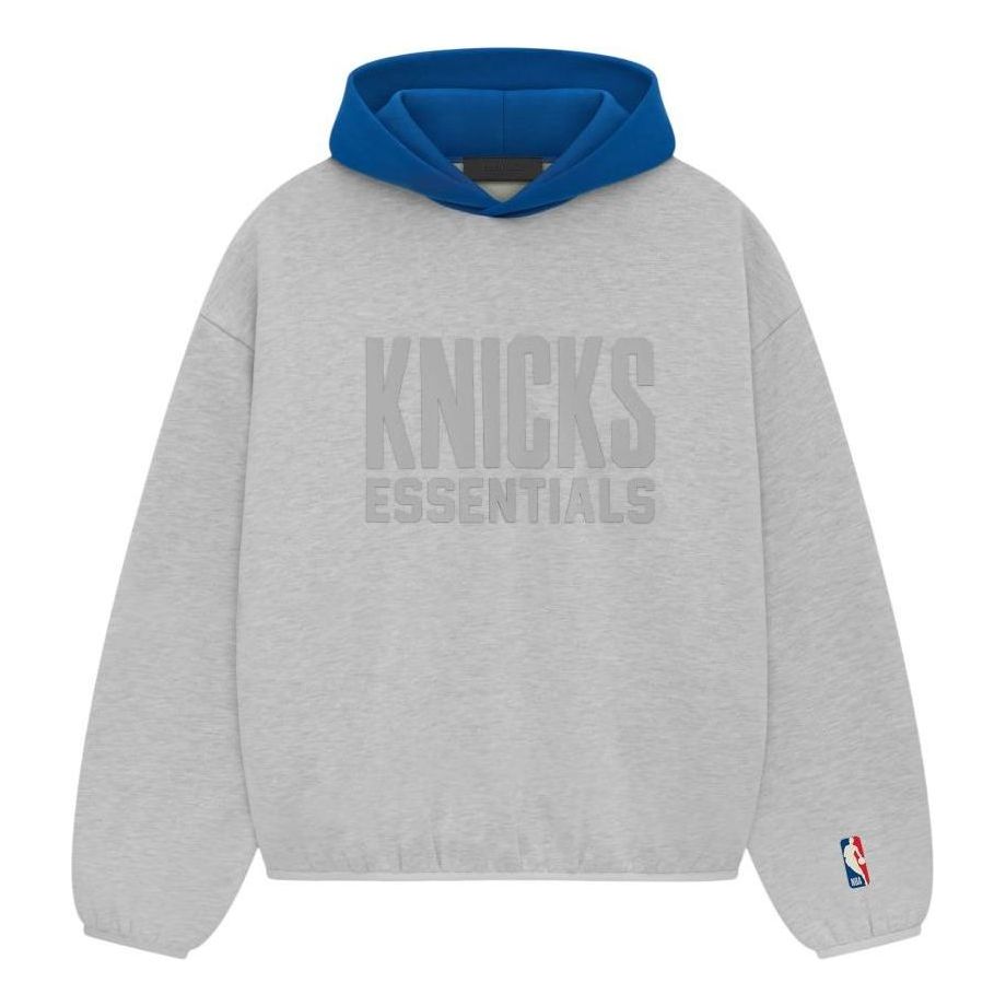 Fear of God Essentials x NBA Knicks Hoodie 'Light Heather' 192AL246301F