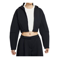 (WMNS) Nike Oversized Full-Zip Jacket 'Black Anthracite' HV2077-010
