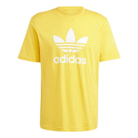adidas Adicolor Trefoil T-shirt Asia Sizing 'Yellow' IR7977