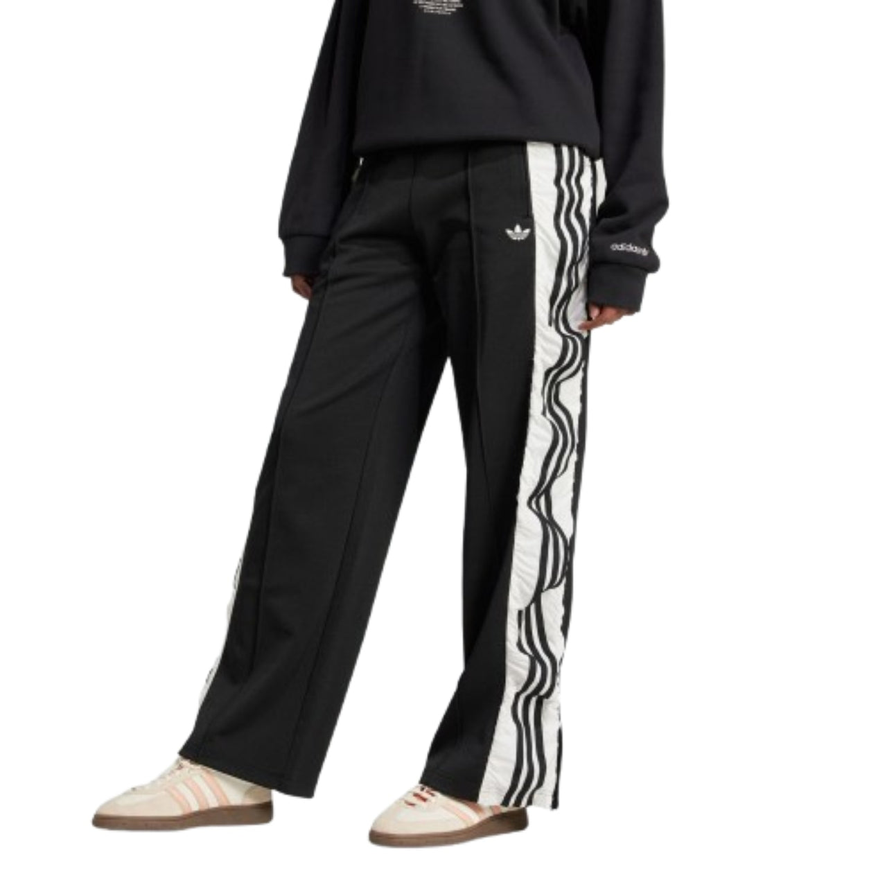 (WMNS) adidas Originals R3CD Track Pants 'Black White' JZ6778