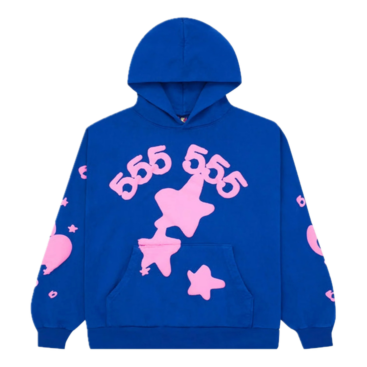 Sp5der Beluga Pullover Hoodie 'Blue Pink' SP5-BLPINK-HD