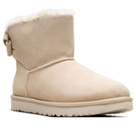 (WMNS) UGG Mini Bailey Suede Bow 'Cream' 1153514-CRM