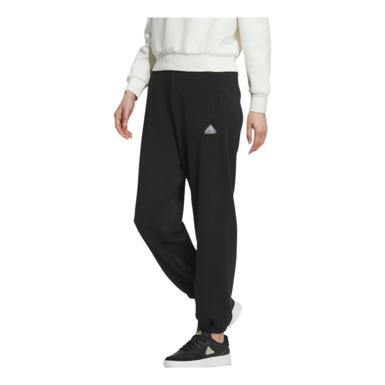 adidas FW24 Small Logo Track Pants 'Black White' JJ3561