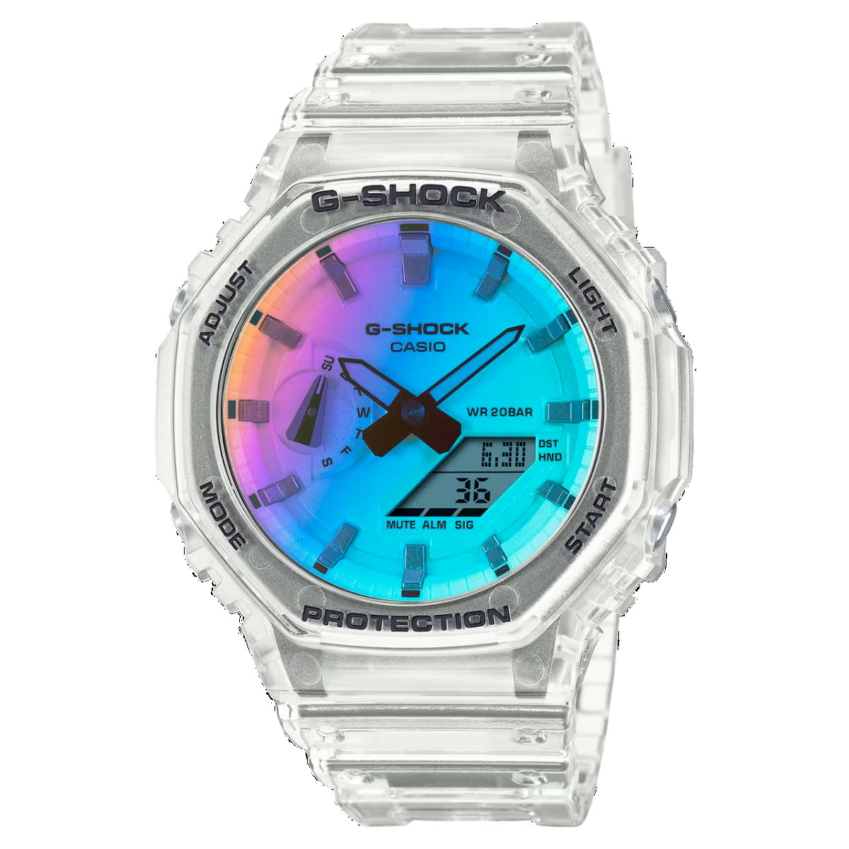 CASIO G-Shock Analog-Digital 'White' GA-2100SRS-7APR