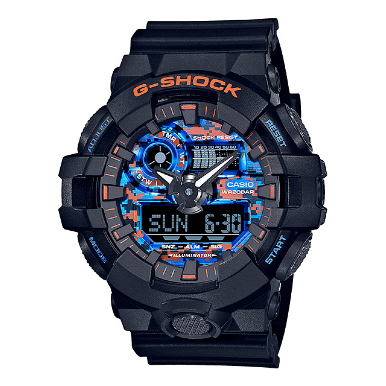 CASIO G-Shock Analog-Digital 'Black' GA-700CT-1APR