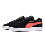 PUMA Smash V2 Retro Casual Skateboarding Shoes Unisex Black coral red 364989-39