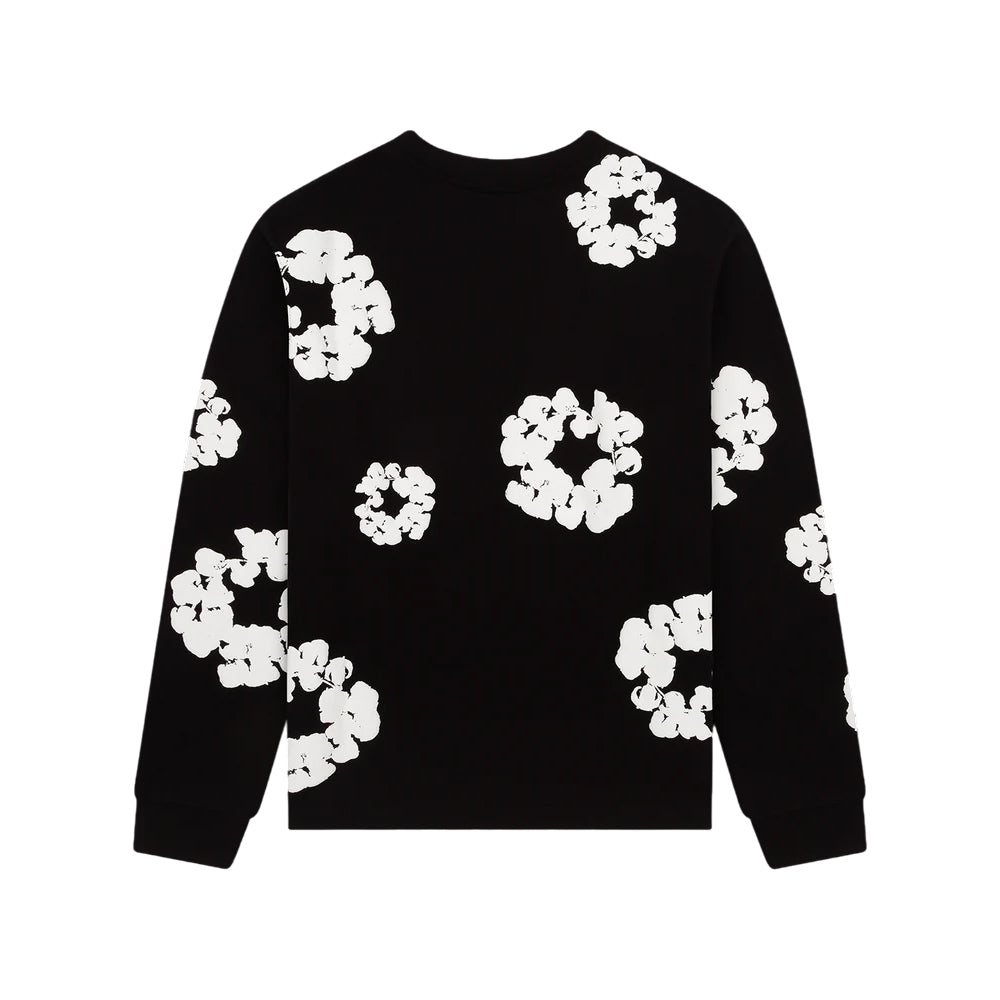 Denim Tears Cotton Wreath Long Sleeves T-Shirt 'Black' DT-058