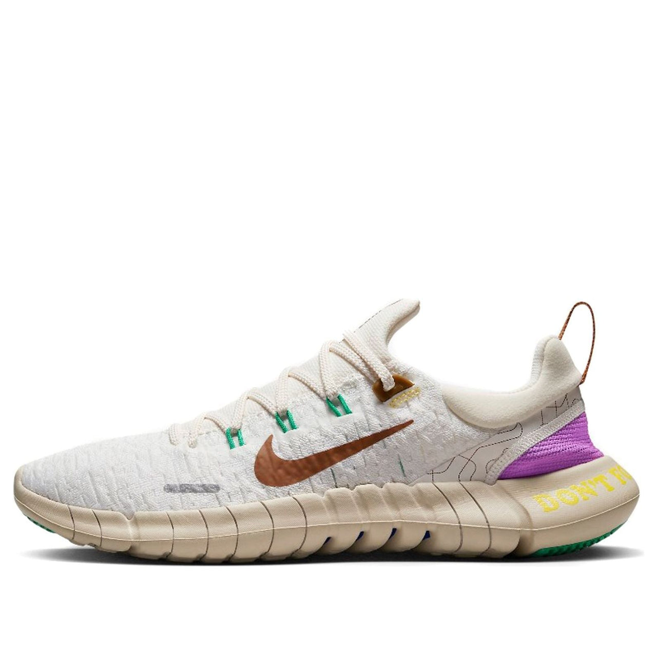 Nike Free Run 5.0 Next Nature PRM Moving Company - Sail Ale Brown DZ3191-100