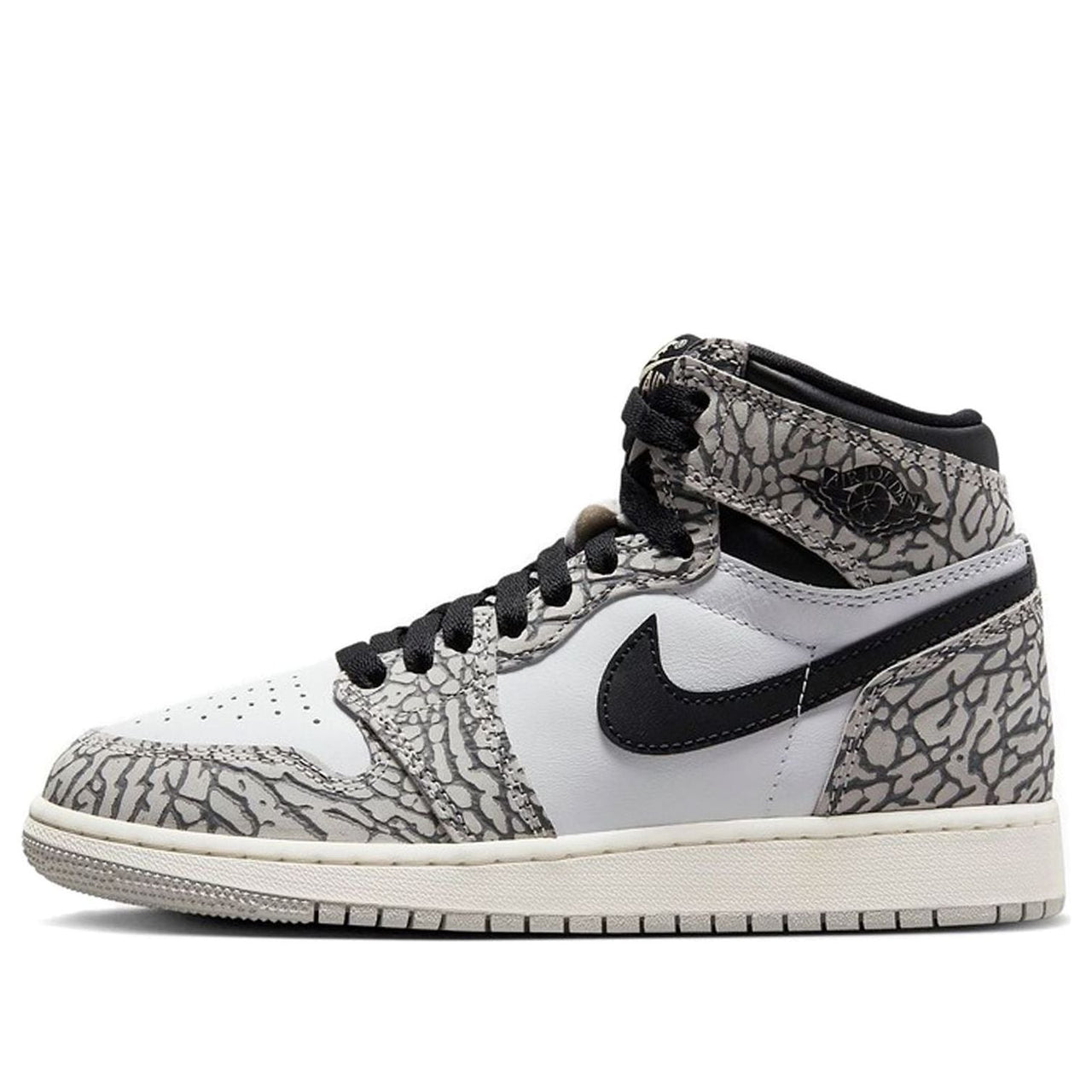 (GS) Air Jordan 1 Retro High OG 'White Cement' FD1437-052