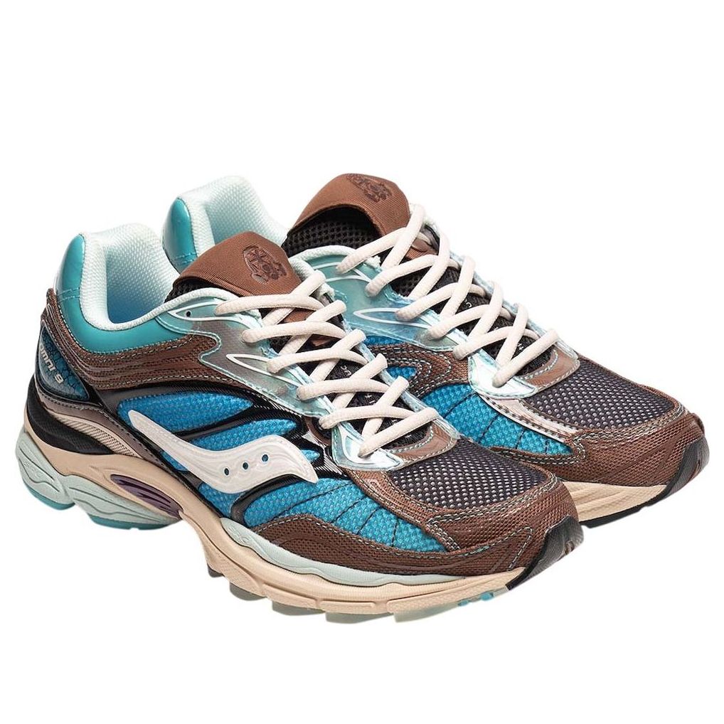 Saucony x Footpatrol Pro Grid Omni 9 'Blue Brown' S70923-1