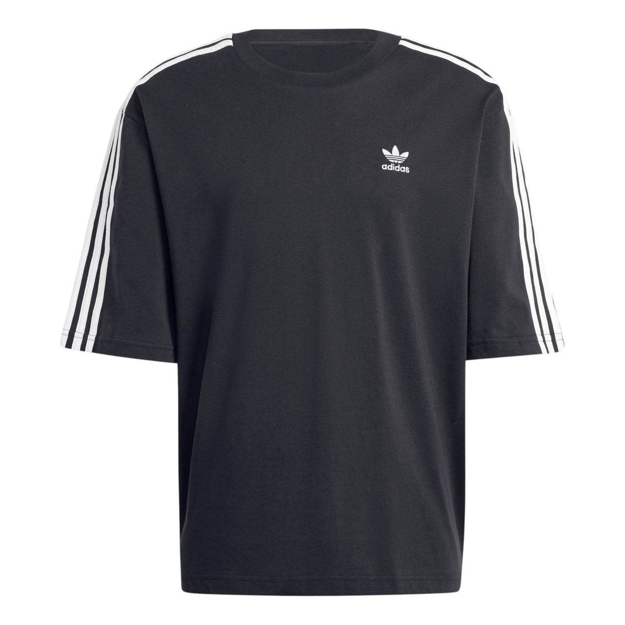 adidas Adicolor Oversized T-shirt Asia Sizing 'Black White' IZ1832