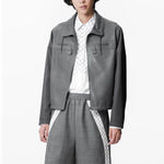 LOUIS VUITTON Jackets Coats Men's Gray