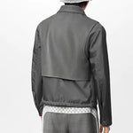 LOUIS VUITTON Jackets Coats Men's Gray