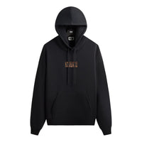 KITH Classic Logo Leopard Applique Nelson Hoodie 'Black' KHM034446-001