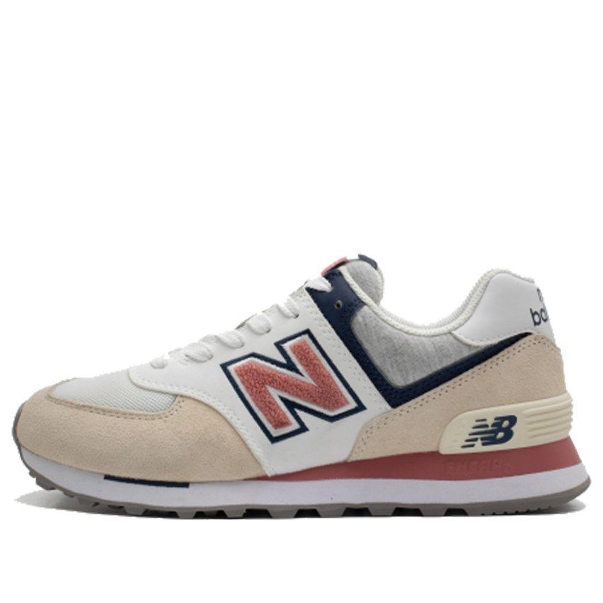 (WMNS) New Balance 574 'Cream White Pink' WL574VAC