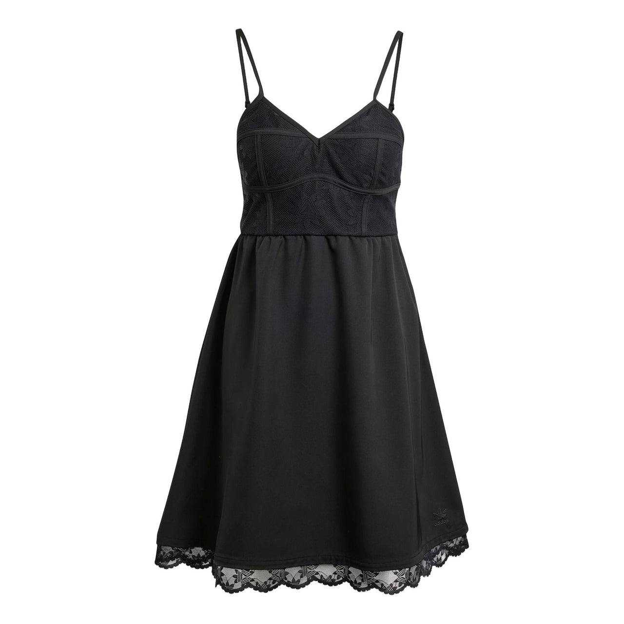 (WMNS) adidas Lace Dress Asia Sizing 'Black' IX6966