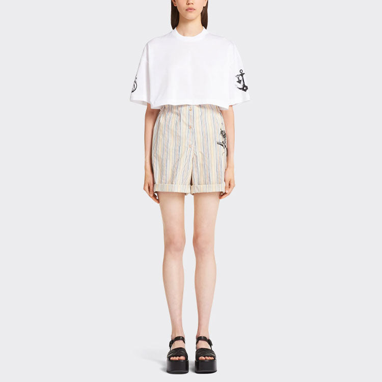 PRADA Crop Tops Women's White