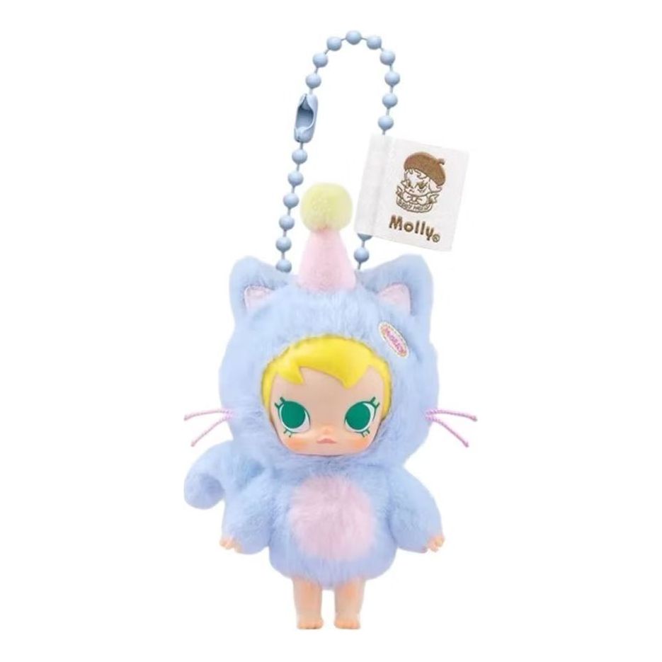 Pop Mart Baby Molly Pocket Friends Vinyl Plush Pendant 'Feeling Blue' PPMT-2505-0030-FB
