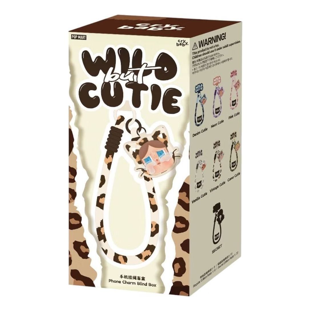 Pop Mart CryBaby Wild but Cutie Phone Charm Sealed Case (1 Blind Box) PPMT-2505-0011-1B