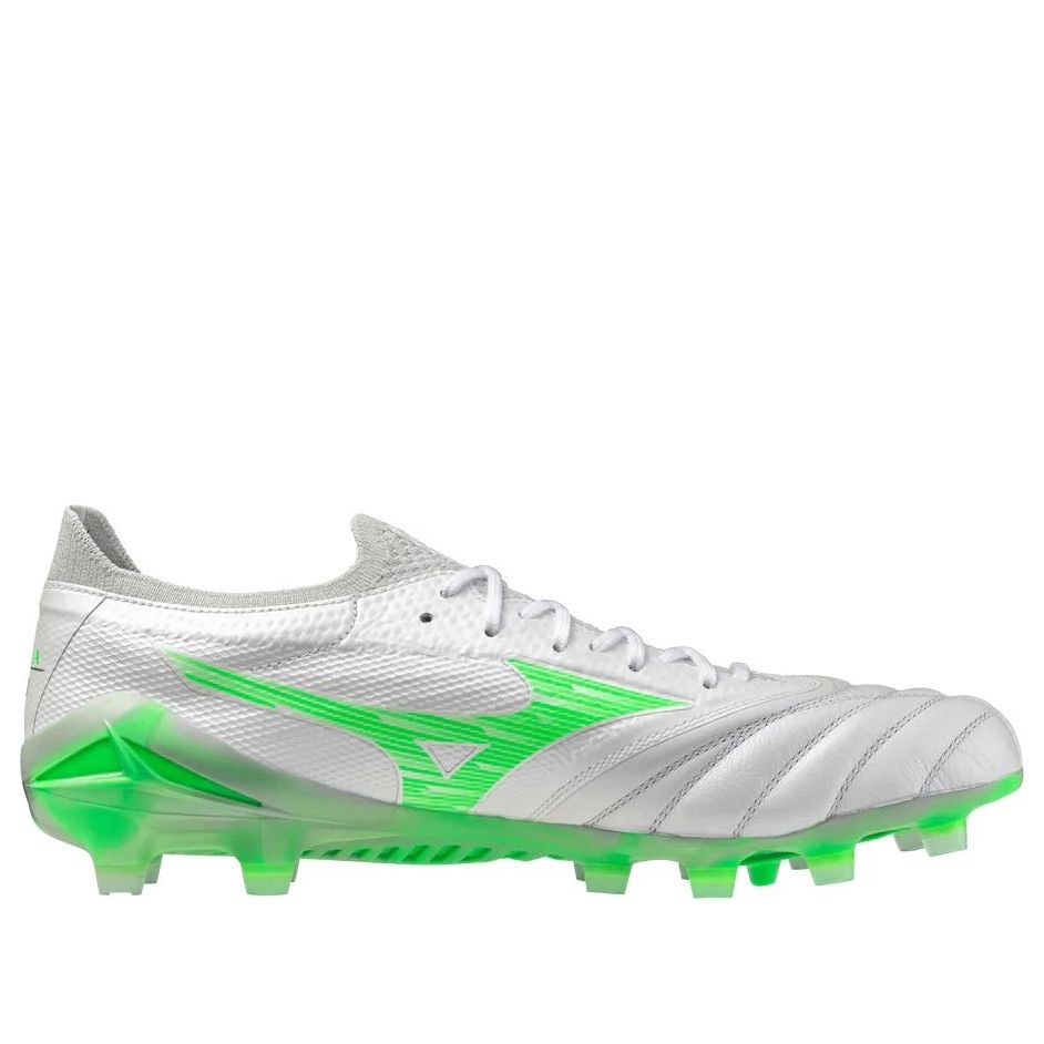 Mizuno Morelia Neo IV Beta Elite FG 'Frontier Pack White Green Gecko' P1GA254237